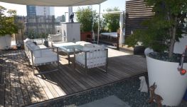             3-Zimmer-Eigentumswohnung im DG - 360° Rundumblick - 104 m² Dachterrasse mit Whirlpool und 2 Tiefgaragenplätze im Eigentum
    