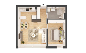 TOP 06: 2 Zimmerwohnung