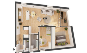 TOP 09: 3 Zimmerwohnung mit Loggia