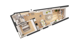 TOP 10: 2 Zimmerwohnung mit Loggia