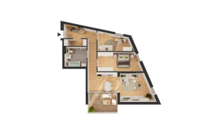 TOP 14: 3 Zimmerwohnung mit Loggia