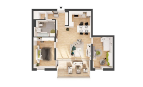 TOP 15: 3 Zimmerwohnung mit Loggia
