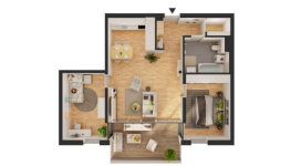 TOP 27: 3 Zimmerwohnung mit Loggia