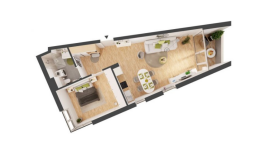 TOP 29: 2 Zimmerwohnung mit Loggia