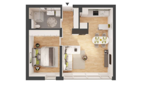 TOP 04: 2 Zimmerwohnung