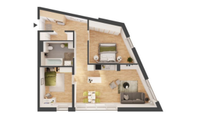 TOP 03: 3 Zimmerwohnung