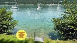             Einzigartige Gelegenheit -  See-Badegrundstück am Wörthersee mit Parkplatz im dazugehörigen Wald - Bieterverfahren
    
